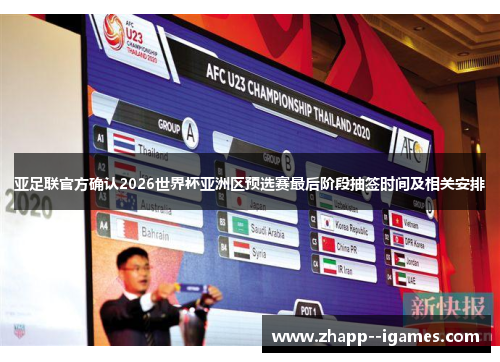 亚足联官方确认2026世界杯亚洲区预选赛最后阶段抽签时间及相关安排